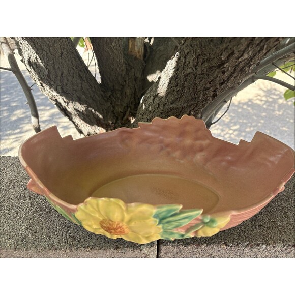 Vintage Large Roseville Console Dish 432-12 - Picture 2 of 6